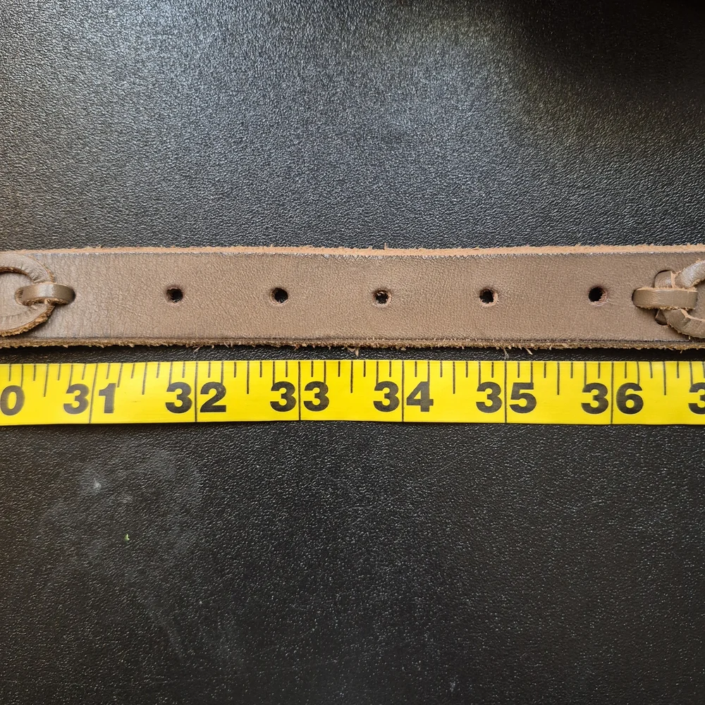 Amsterdam Heritage "Anisa" Skinny Leather Belt - Size S - Picture 16 of 16